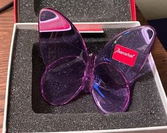 Baccarat Purple Butterfly