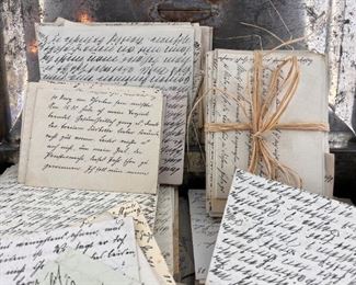 Antique handwritten letters from Germany from the late 1800's - early 1900's.  What a treasure! 
