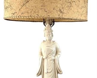 Super cute Asian themed lamp with MCM shade