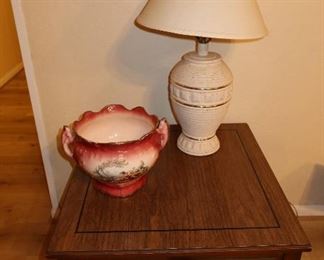 Other End Table - Victorian Tureen - Ceramic Lamp