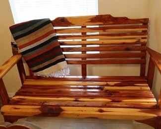 Cedar Bench - Western Blanket