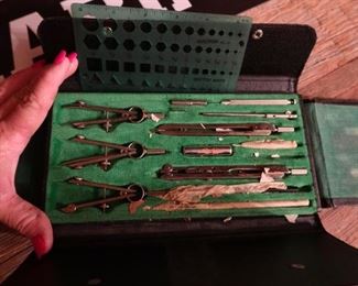 Antique Drafting Kit