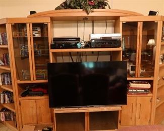 Large Entertainment Center - Just think of all the treasures you can put in this baby!
