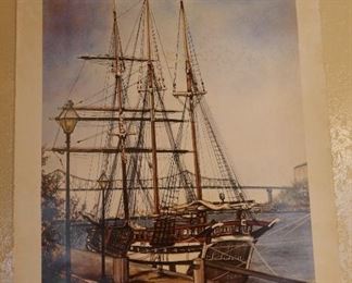 1986 Ship Poster -Signed