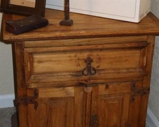 Pair of Rustic Nightstands