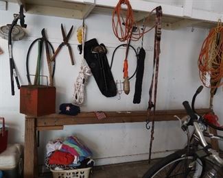 Yard Tools - Long Saw Horse - Extension Cords