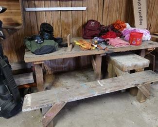 Primitive Bench - work Table