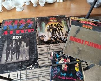 Assorted Kiss albums