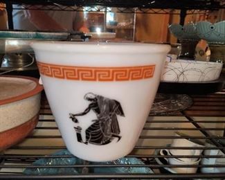 Nice decorated grease jar