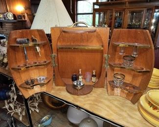 Interior of mobile bar