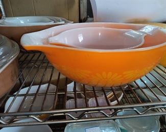 Awesome orange Pyrex