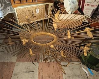 Curtis Jere brass wall hanging