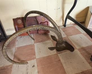 Brass Impala table base