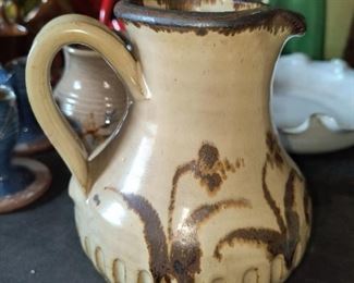 Humble mill pottery pitcher