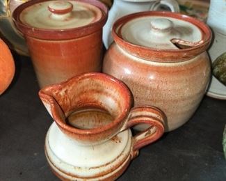 "Red eye gravy" color pottery