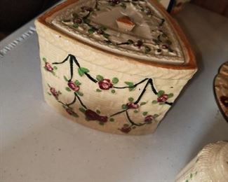 Unusual Japanese magolica holder