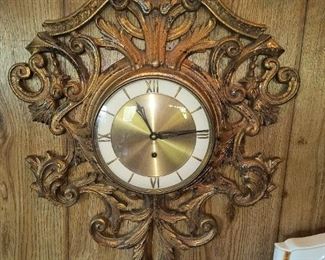 Ornate wall clock