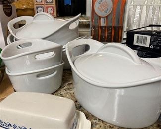 Corelle and Corning ware