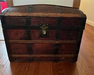wooden trunk