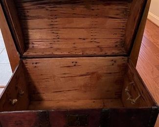 wooden trunk