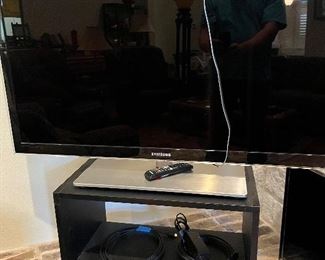 flat screen tv and stand