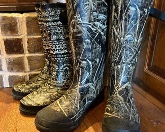 camo mud boots shoes