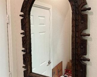 large arched mirror