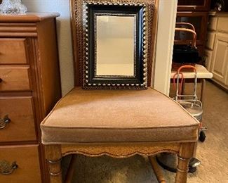 cane back side chair with arched back