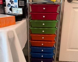 rolling craft drawers