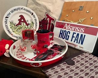 Arkansas Razorback memorabilia