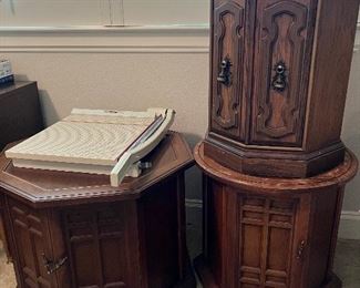 octagonal round side tables