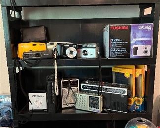 cameras and radios