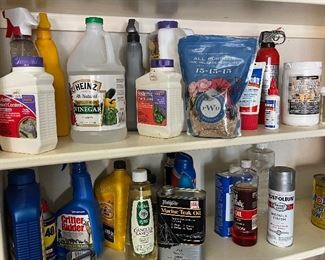 Cleaning supplies