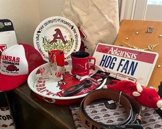 Arkansas Razorback memorabilia 