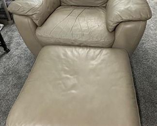 Intalsofa Chair and Ottoman