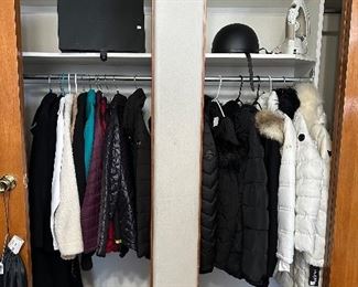 Designer Coats- Guess, Gianni Bini, Michael Kors, Columbia, Espirit, Canada Weather Gear, Calvin Klein, HFX, Sam Edelman, Ralph Lauren, K. Jordan, NYCO, 7th Ave, Oscar