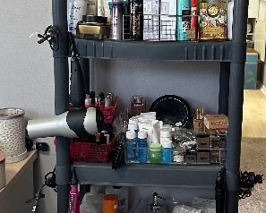 Name Brand Hair Care Products; Pers. care Items; Revlon Hair Dryer; Jilbre Curling Iron; Infinito Pro Conair Flat Iron; Nail Polish