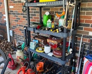 Leaf Blowers; Trimmers and Hedgers; Crackling Hearth Logs; Tiki Torches; Tiki Fuel and Wicks; Garden Hand Tools; Sprinklers; Bug Zapper; Easton Bats; Ozark Pump