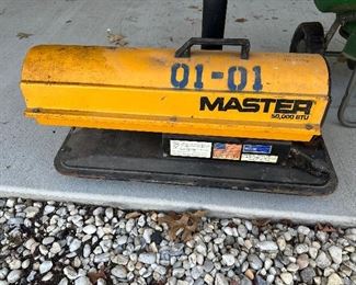 Master 50,000 btu Heater