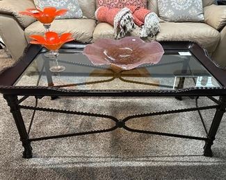 Glass Top Coffee Table