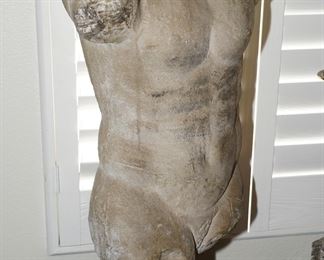 Male torse sculpture