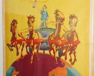 James Hopps & Son framed Liquor poster-this is an original piece by the way, not a reproduction. 