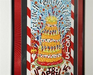 French Quarter Festival 2013 30th Anniversary poster by Simon