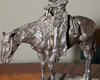 "En Memoria de los Charros de Cielo" bronze by Dan Bates #18/100