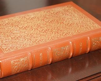 There are five leather bound Easton Press books available for purchase.  Individually priced. 