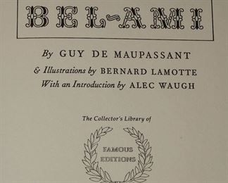 Bel-Ami by Guy De Maupassant - Collectors library edition, leather bound by Easton Press