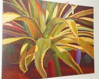 Cacti on canvas from Tierra del Lagarto