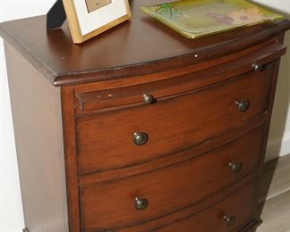 Vintage Mahogany English Bachelor's chest