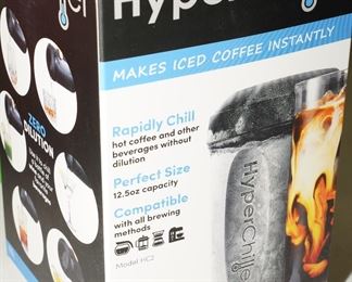 Hyperchiller for instant iced coffee
