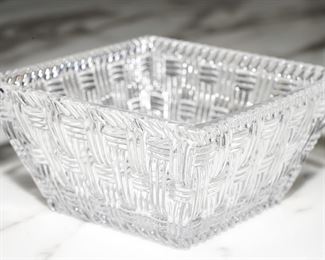 Tiffany & co. crystal trinket dish